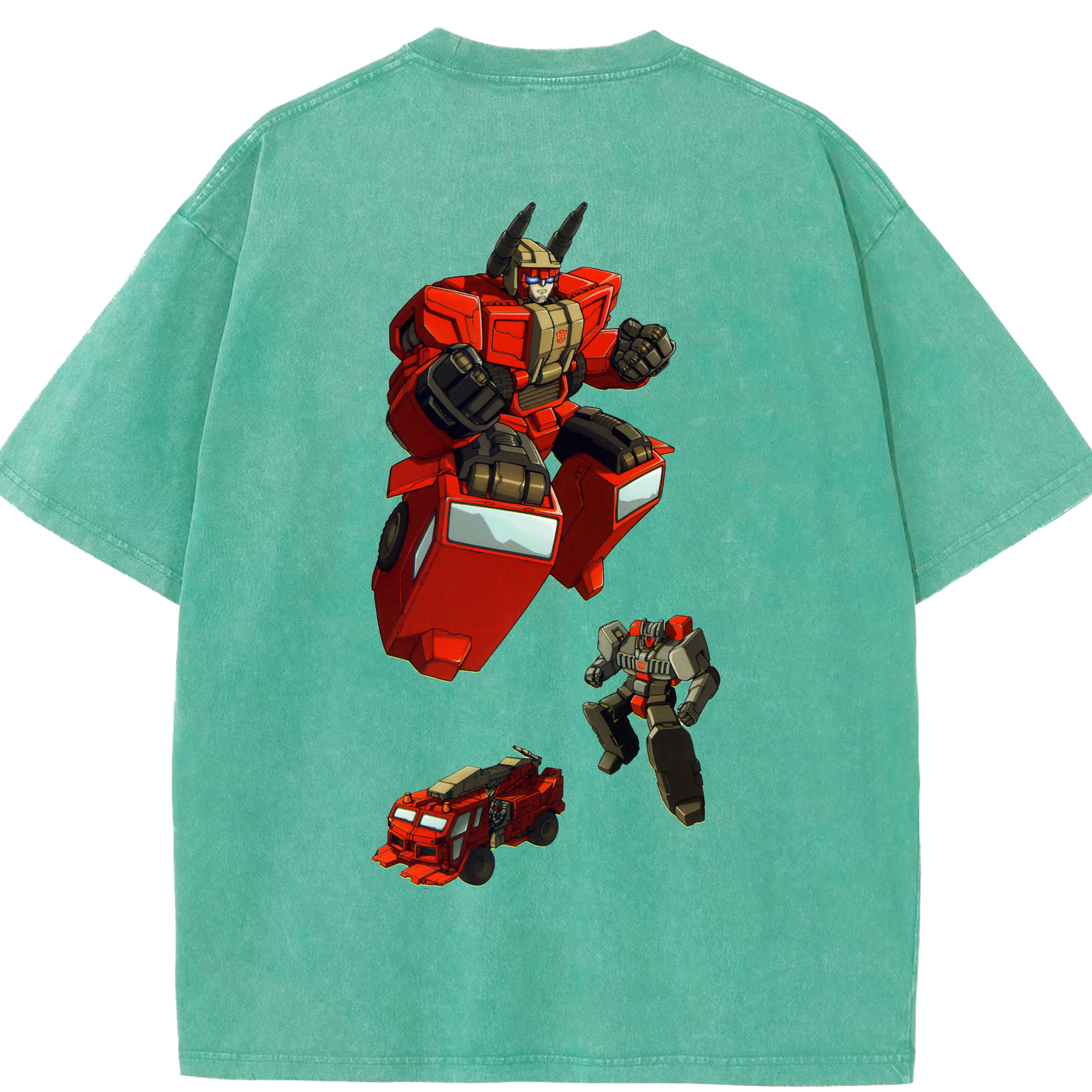 （画像用）  綿100% ヴィンテージ風 半袖Tシャツ（背面プリント）
